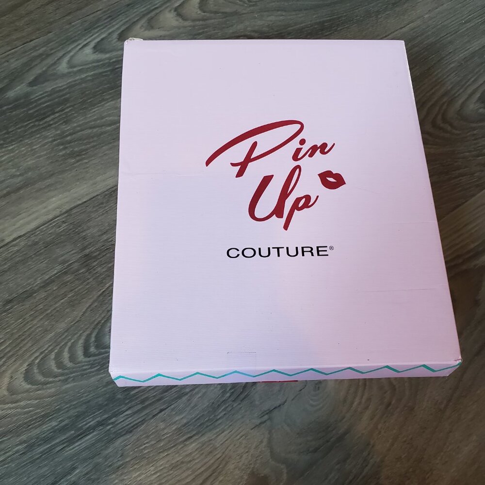 Valentine's Day Red Cross-Strap Heels (FLAPPER-35) from Pinup Couture by Pleaser - Picture 12 of 14